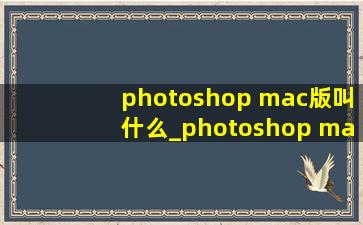 photoshop mac版叫什么_photoshop mac版免费